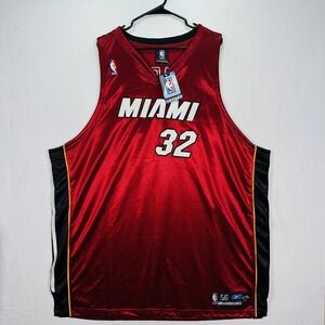 Shaquille O'Neal Miami Heat Basketball Jersey Men 2XL 56 NBA Reebok #32 SHAQ NWT